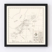 Anchorage Vintage Map 1951
