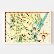 map of Arkansas