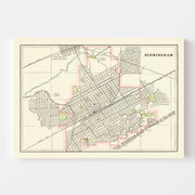 map of Birmingham