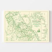 map of Mammoth Lakes