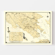 map of Marin County