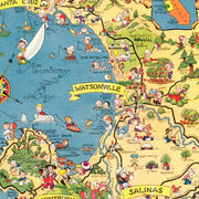 old Monterey Bay map
