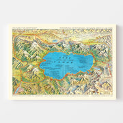 map of Lake Tahoe