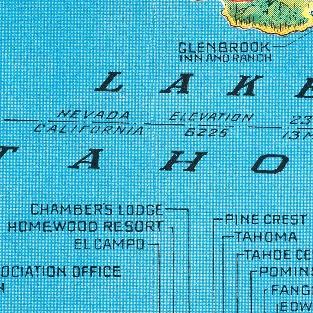 Restored historic details from the 1935 body of water map of County, California