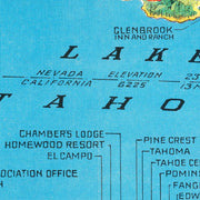 old Lake Tahoe map