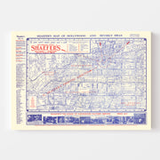 map of Hollywood