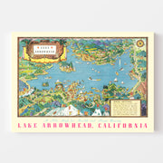 map of Lake Arrowhea