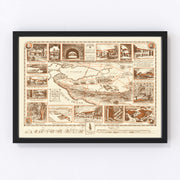 Palo Alto Vintage Map 1940