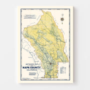 map of Napa County