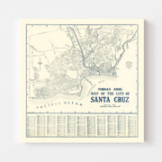 map of Santa Cruz