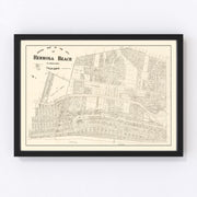 Hermosa Beach Vintage Map 1922