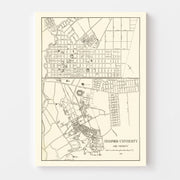 map of Stanford Univ