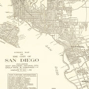 old San Diego map