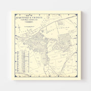 map of Martinez