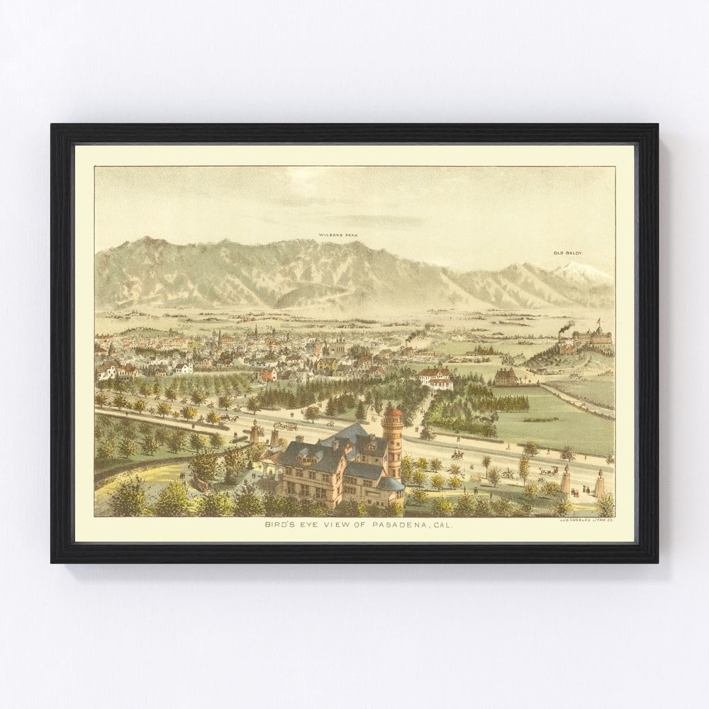 Padadena Vintage Map 1892