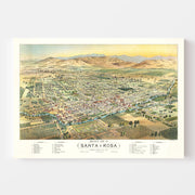 map of Santa Rosa