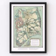 San Joaquin Vintage Map 1910
