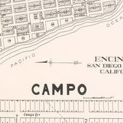 old Encinitas map