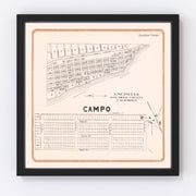 Encinitas Vintage Map 1912