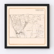 Rancho Santa Fe Vintage Map 1912