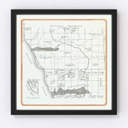 Carlsbad Vintage Map 1912