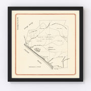 California Vintage Map 1912