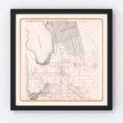 Chula Vista Vintage Map 1912