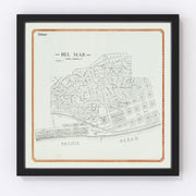 Del Mar Vintage Map 1912