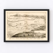 Redlands Vintage Map 1882