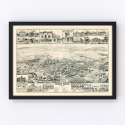 Santa Rosa Vintage Map 1885