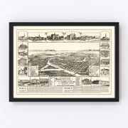 Yuba Vintage Map 1888
