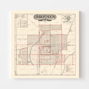 map of Aberdeen