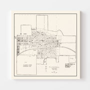 map of Flandreau