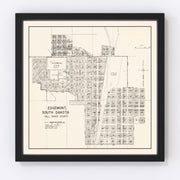 Edgemont Vintage Map 1970