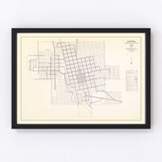 Spearfish Vintage Map 1969