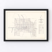 Custer Vintage Map 1969
