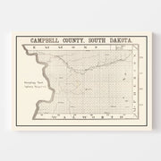 map of Campbell Coun