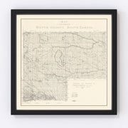 Butte County Vintage Map 1902