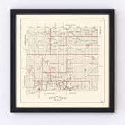 Butte County Vintage Map 1936