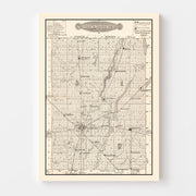 map of Brown County