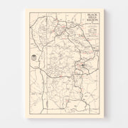 map of Black Hills