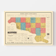 map of Hughes County
