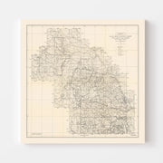 map of Harney