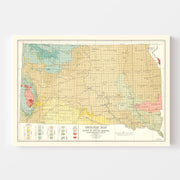 map of South Dakota