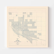 map of Pierre