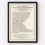 Roberts County Vintage Map 1907