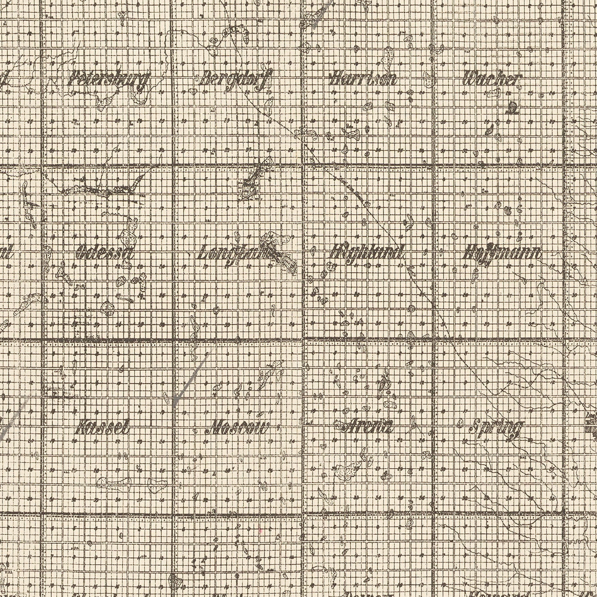 Restored historic details from the 1914 county map of McPherson County, South Dakota