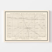 map of Faulk County