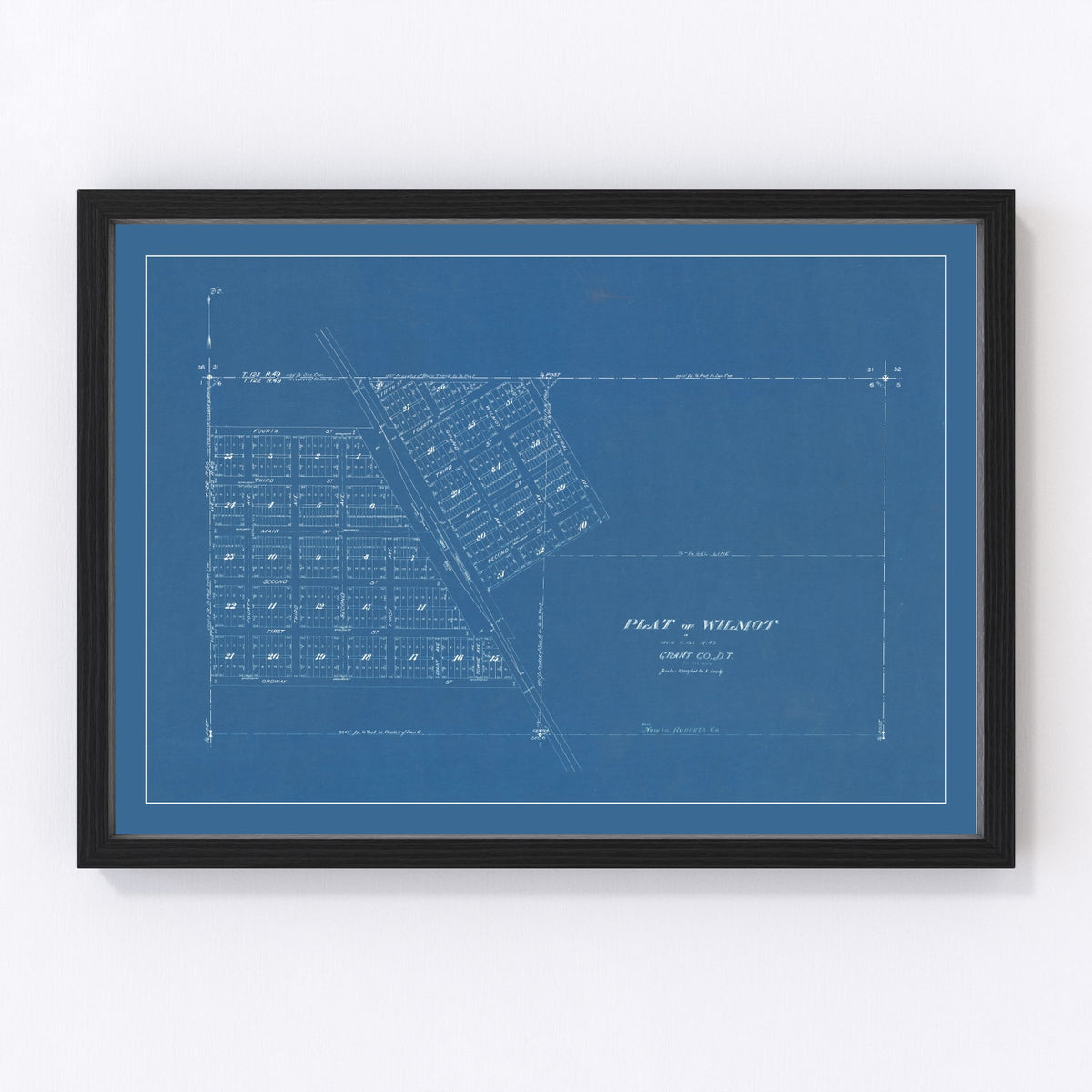 Wilmot Vintage Map 1881