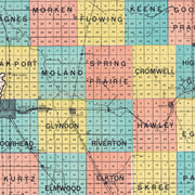 old Clay County map